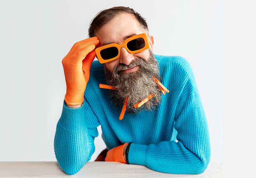 pegs on beard