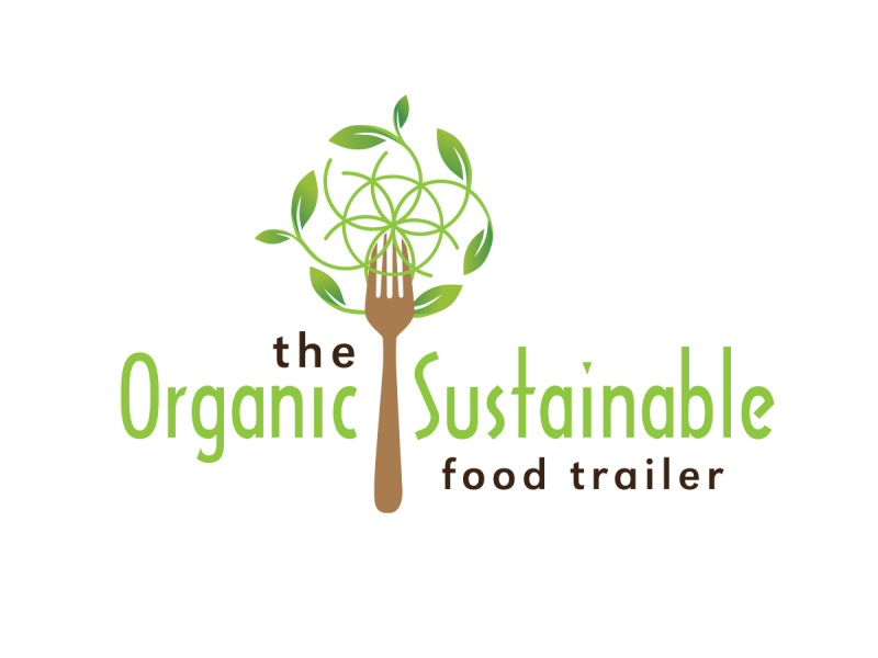 Organic Sustainable Food Truck Logo