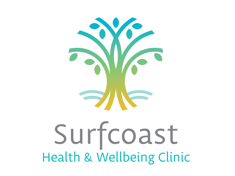 Surfcoast Health + Wellbeing Logo