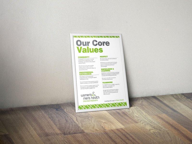 WMHP Core Values Poster