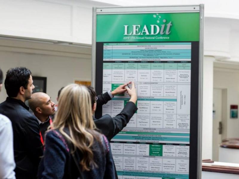 Leadit Expo Guide Signage