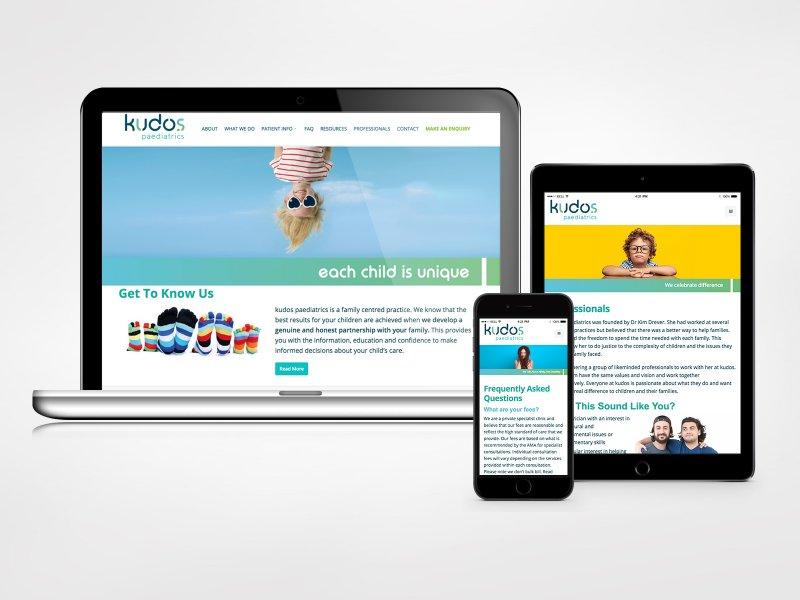 Kudos Paediatrics Website