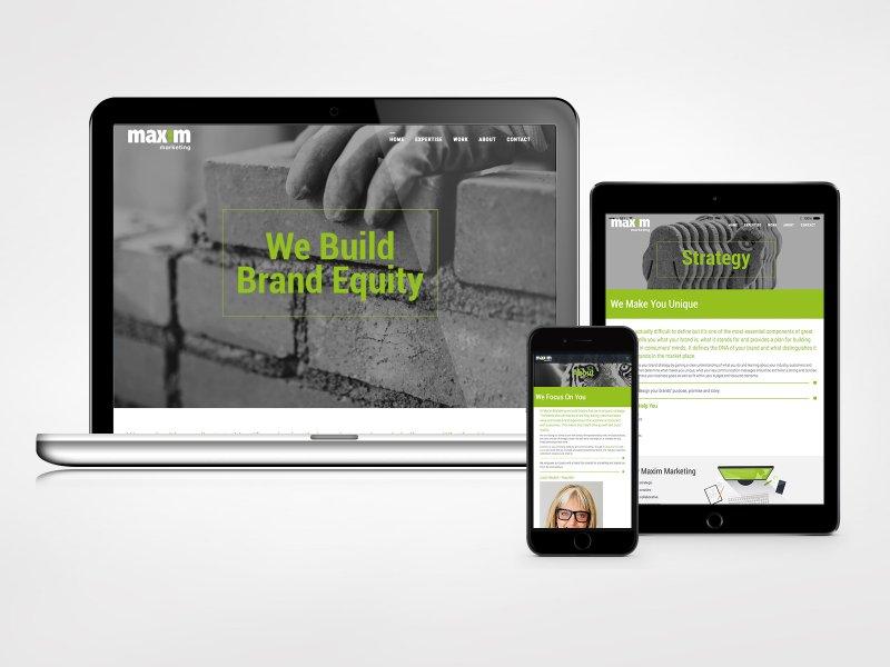 Maxim Marketing Website